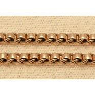 ANTIQUE 9CT GOLD ROLLER LINK CHAIN